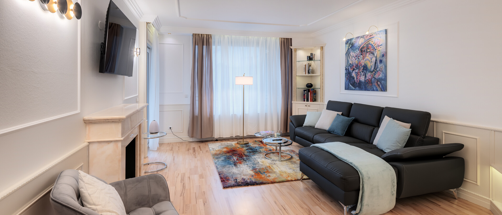 apartamento München Au-Haidhausen 02 zona de día  15026