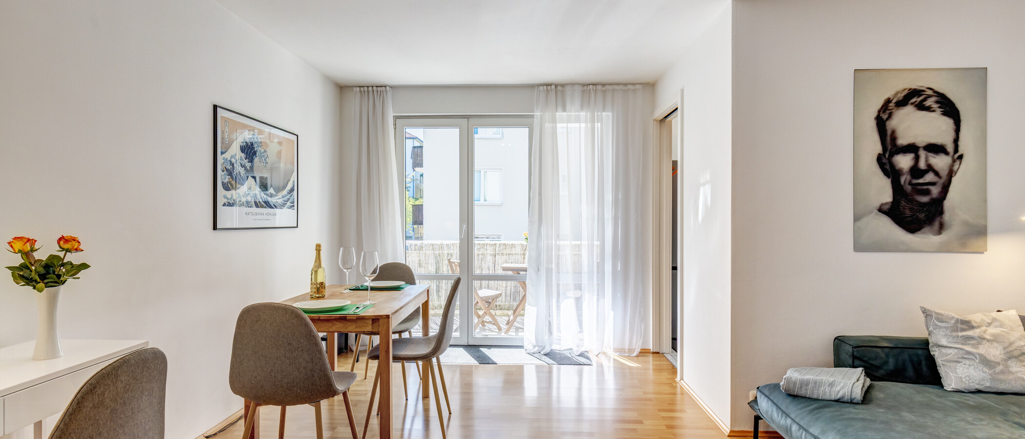 apartamento München Maxvorstadt - Westen 02 zona de día  15027