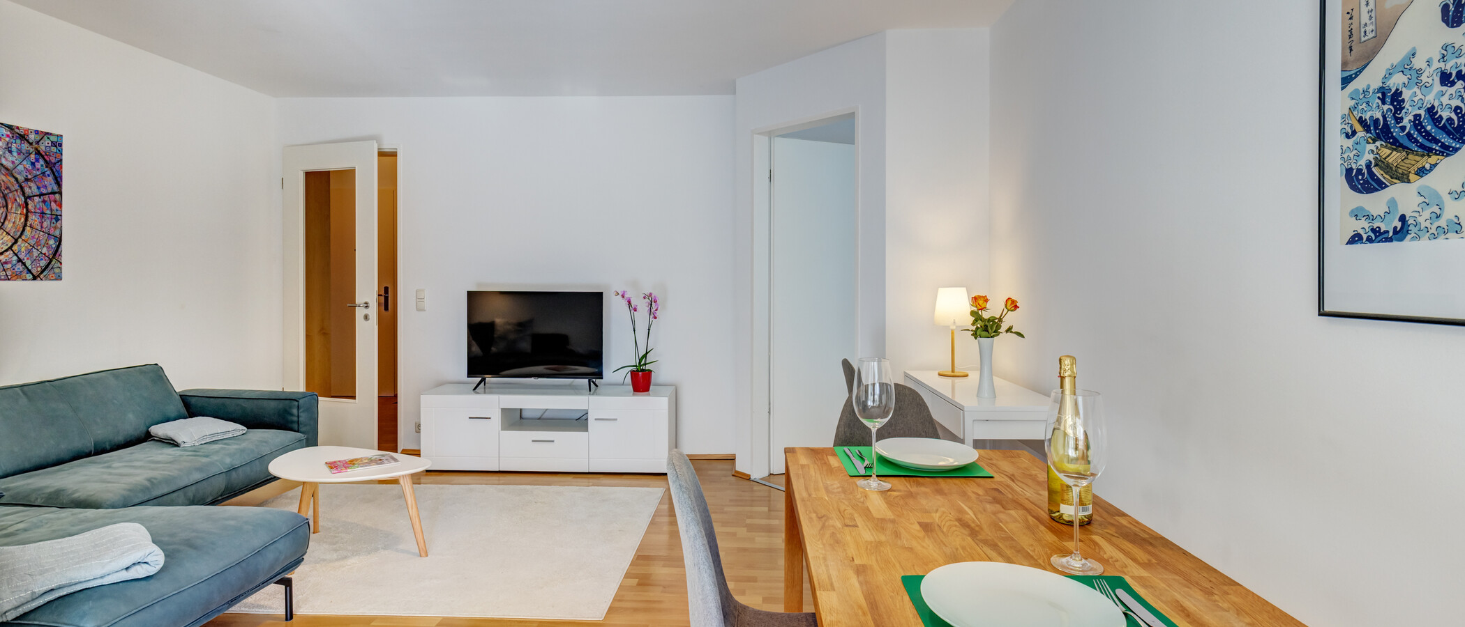 apartamento München Maxvorstadt - Westen 03 zona de día  15027
