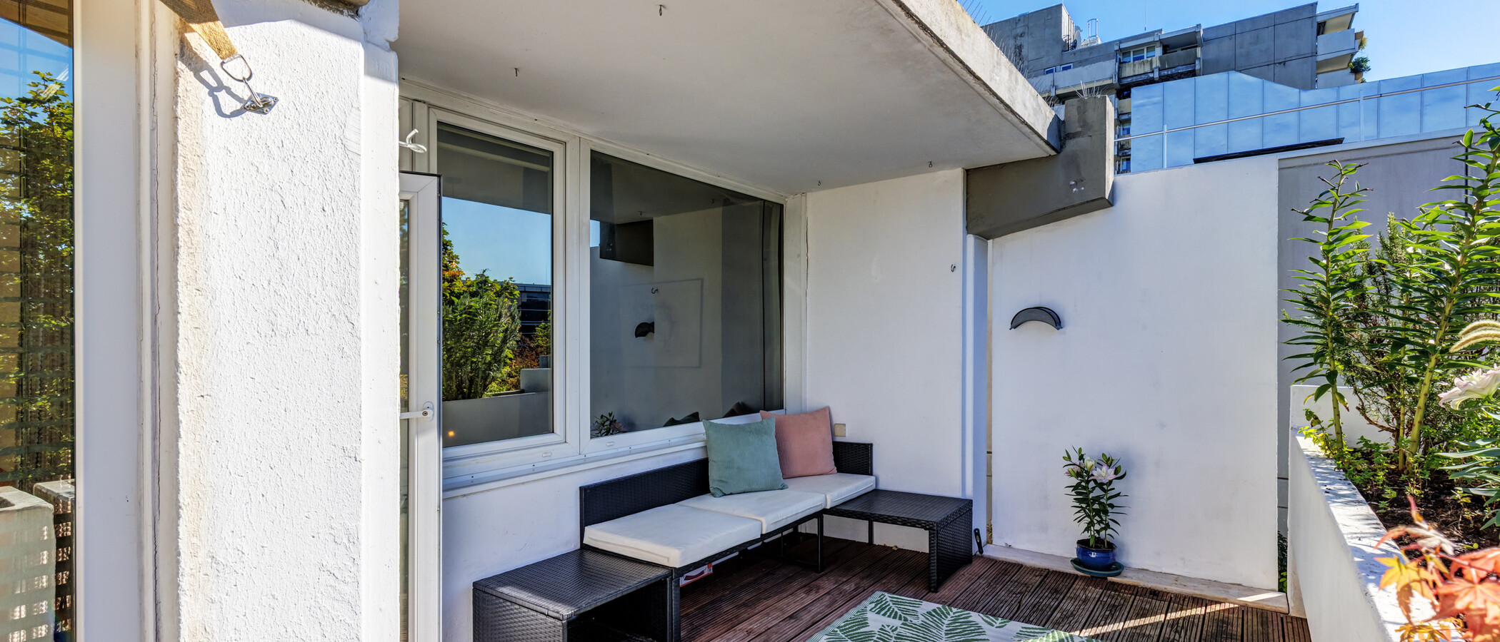ático con terraza München Moosach 02 azotea 15028