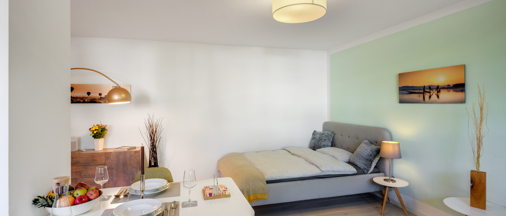 apartamento München Obersendling 01 zona de día  15030
