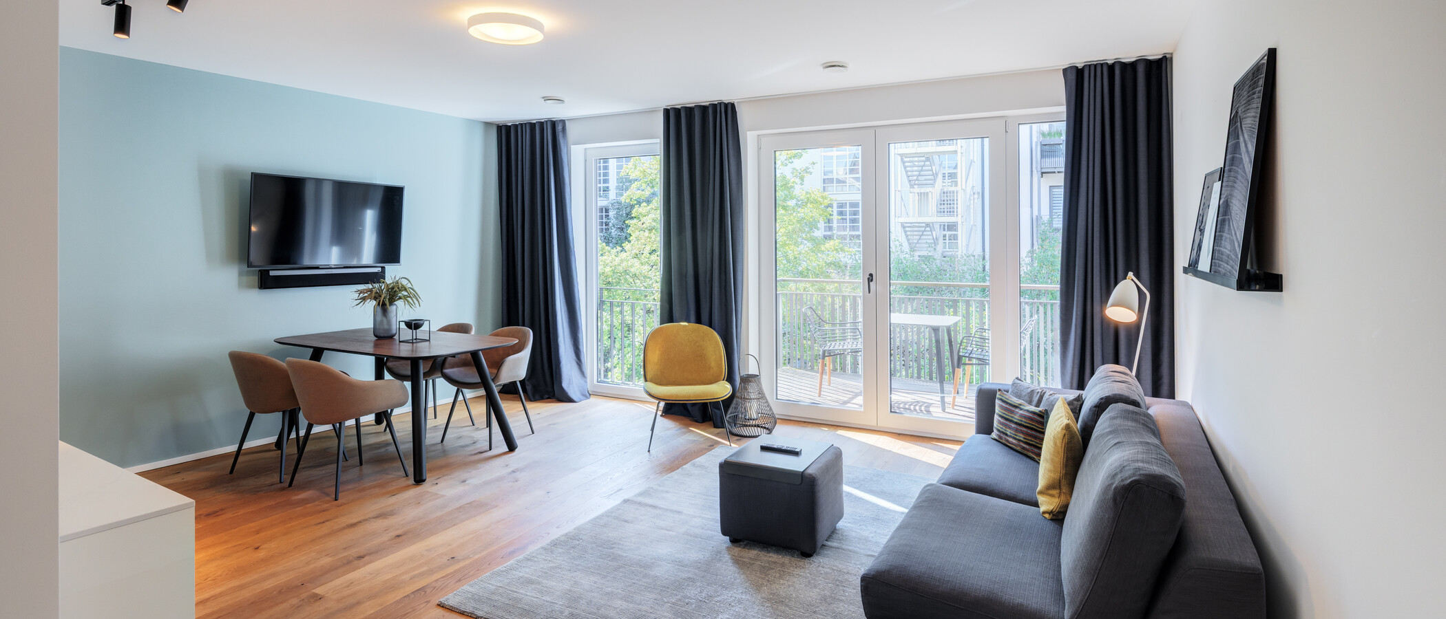 apartamento München Schwanthalerhöhe 01 zona de día  15033