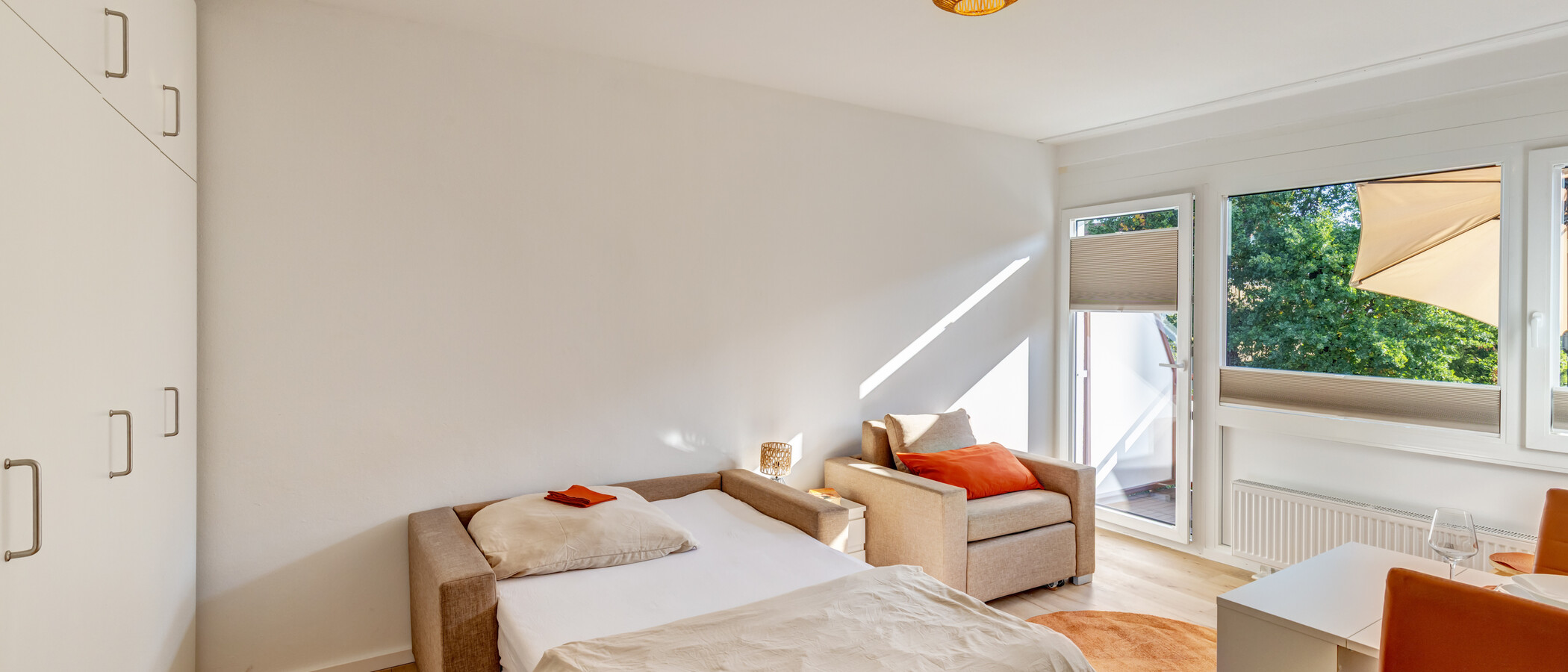 apartamento München Waldtrudering 01 zona de dormir 15036