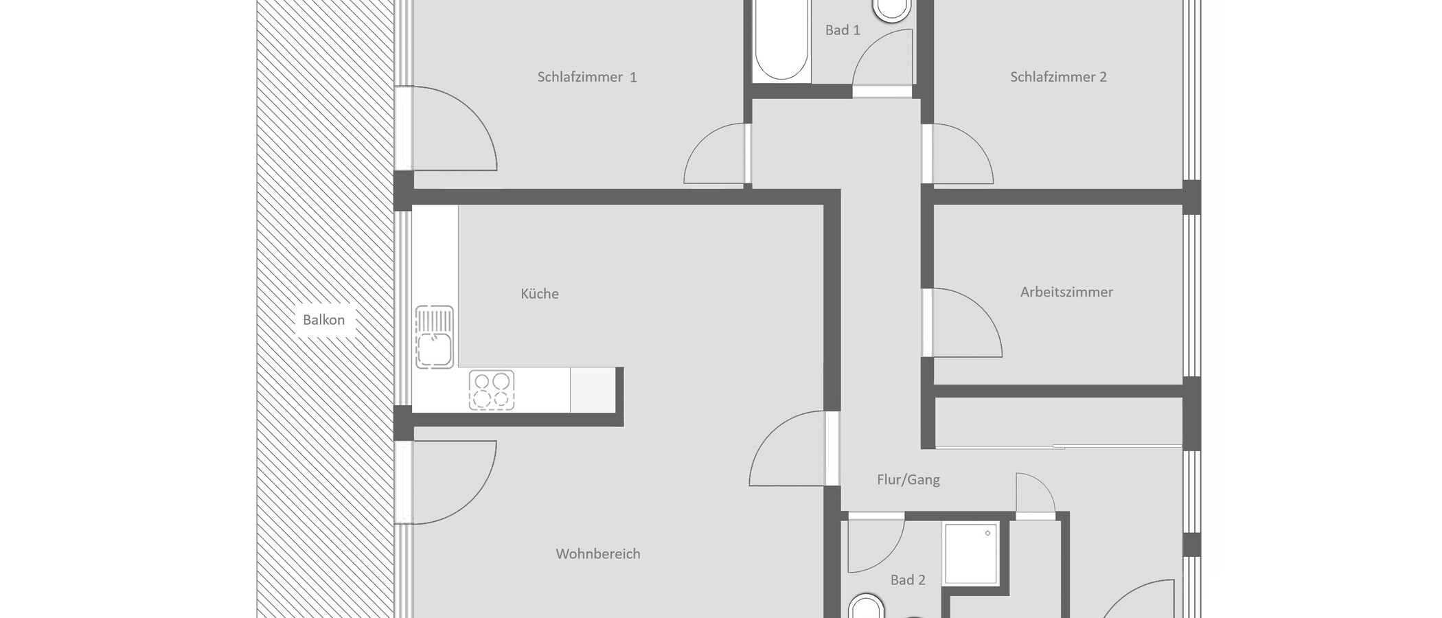 apartamento München Pasing 01 plano 15037