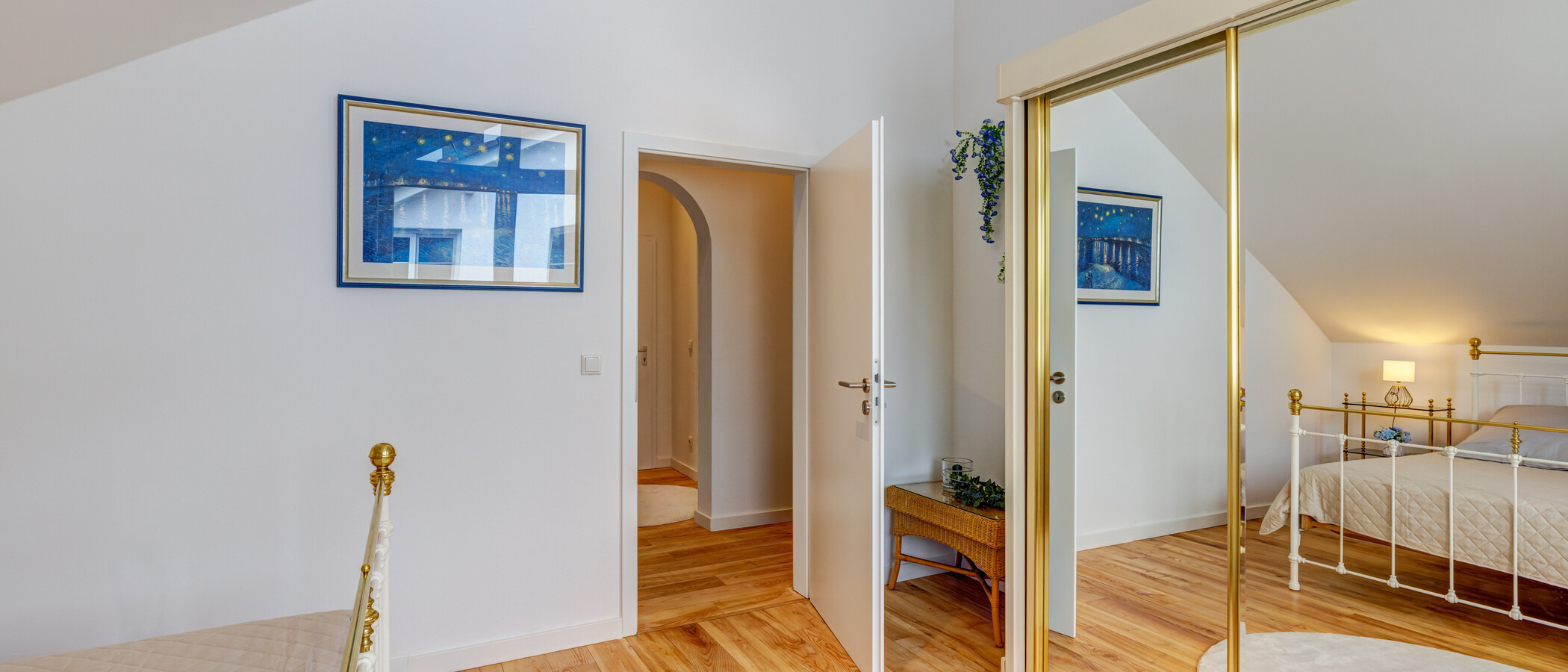 ático München Solln 03 dormitorio 15038