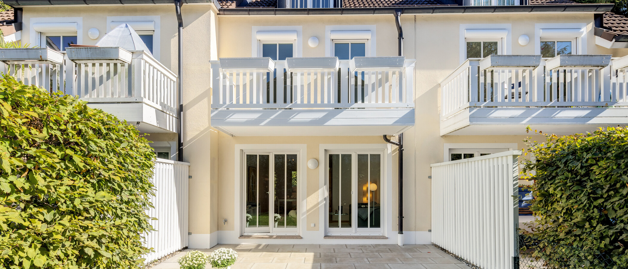 chalet adosado en el medio München Waldtrudering 01 terraza 15041