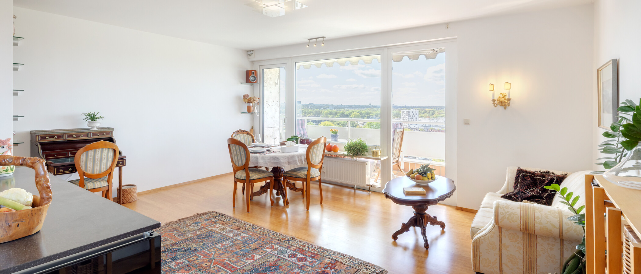 apartamento München Obergiesing 04 zona de día  15043