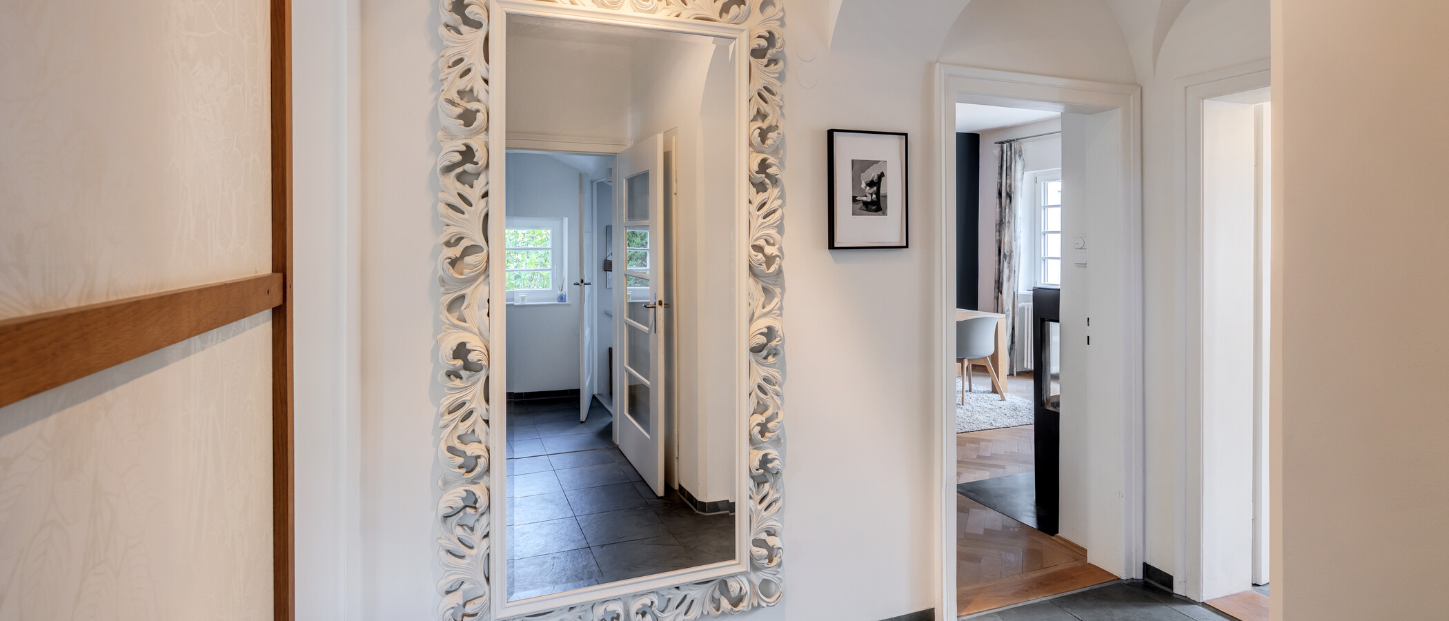 chalet adosado en esquina München Nymphenburg 02 pasillo 15047