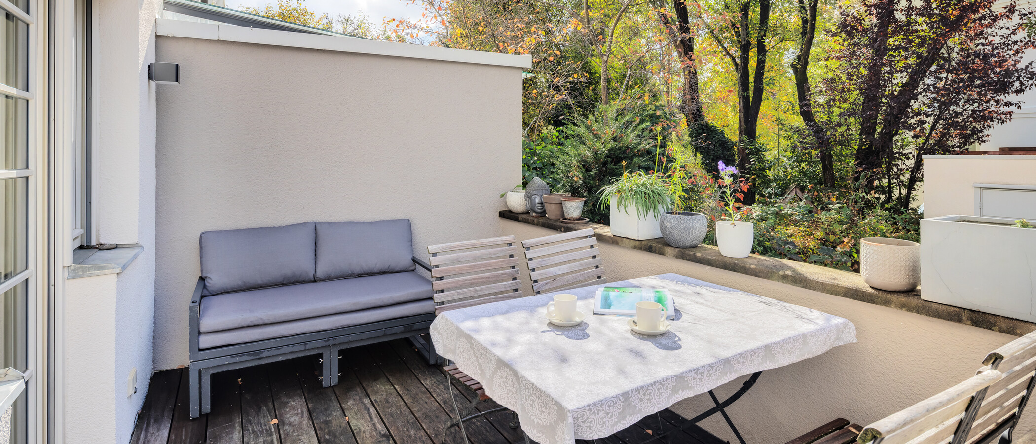chalet adosado en esquina München Nymphenburg 02 terraza 15047