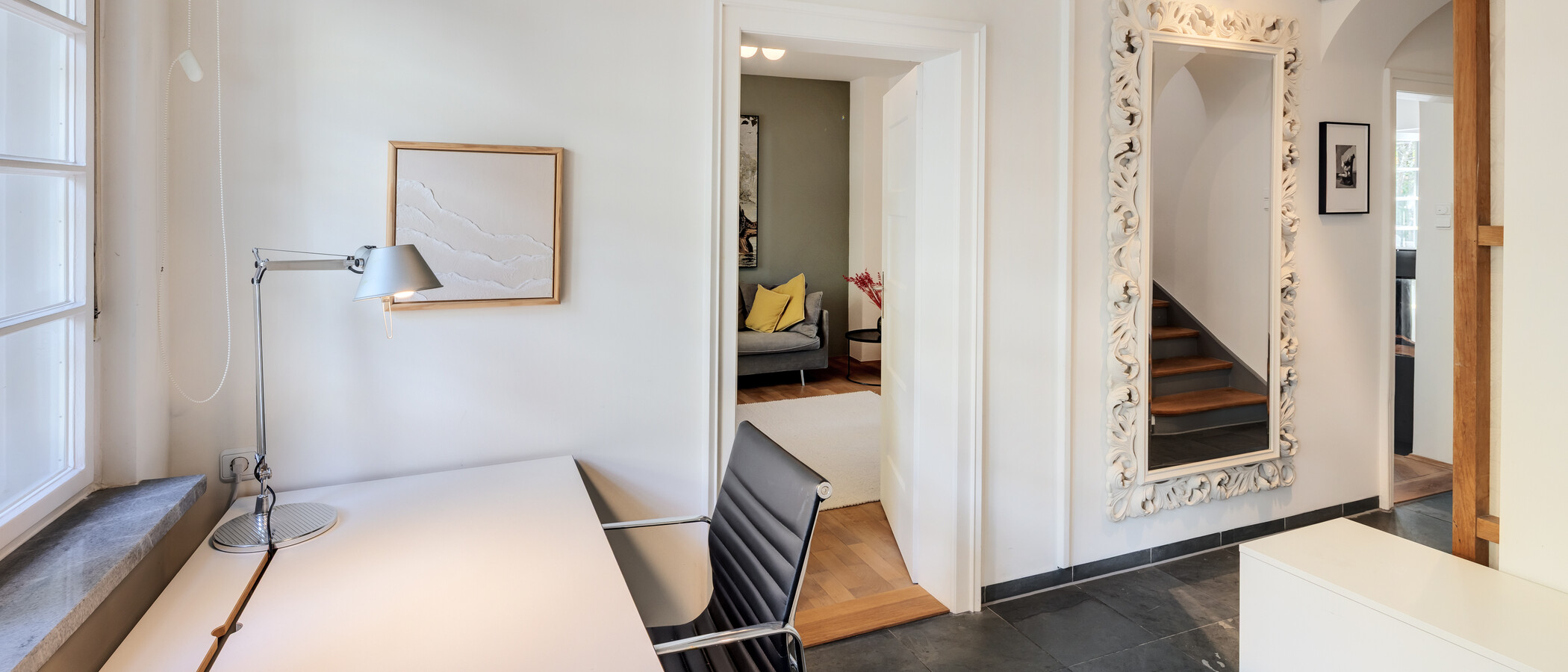 chalet adosado en esquina München Nymphenburg 02 área de trabajo 15047