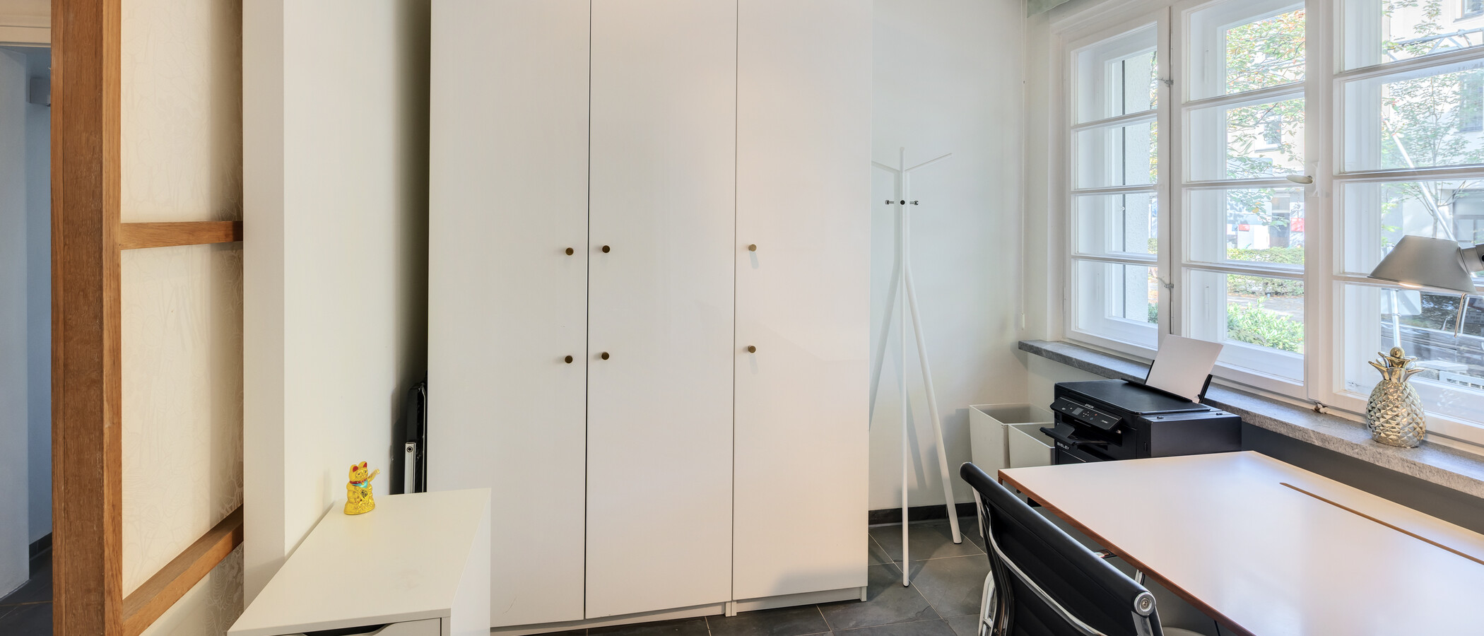 chalet adosado en esquina München Nymphenburg 03 área de trabajo 15047
