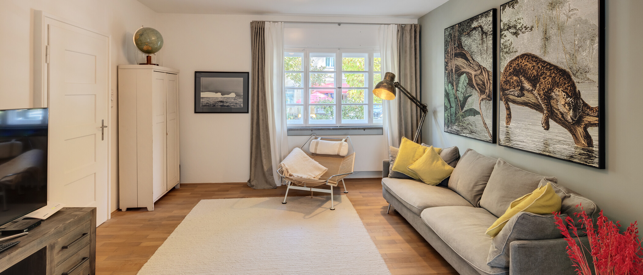 chalet adosado en esquina München Nymphenburg 03 zona de día  15047