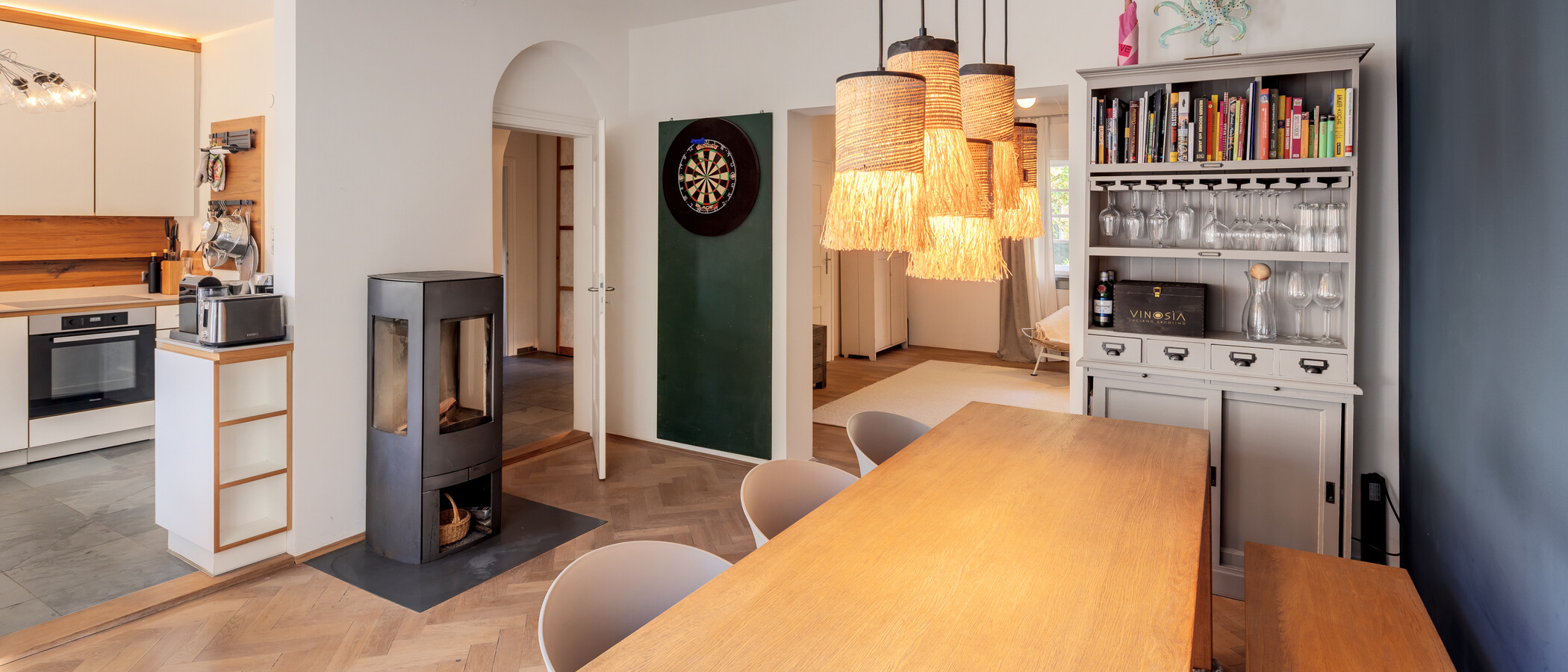chalet adosado en esquina München Nymphenburg 02 zona comedor 15047