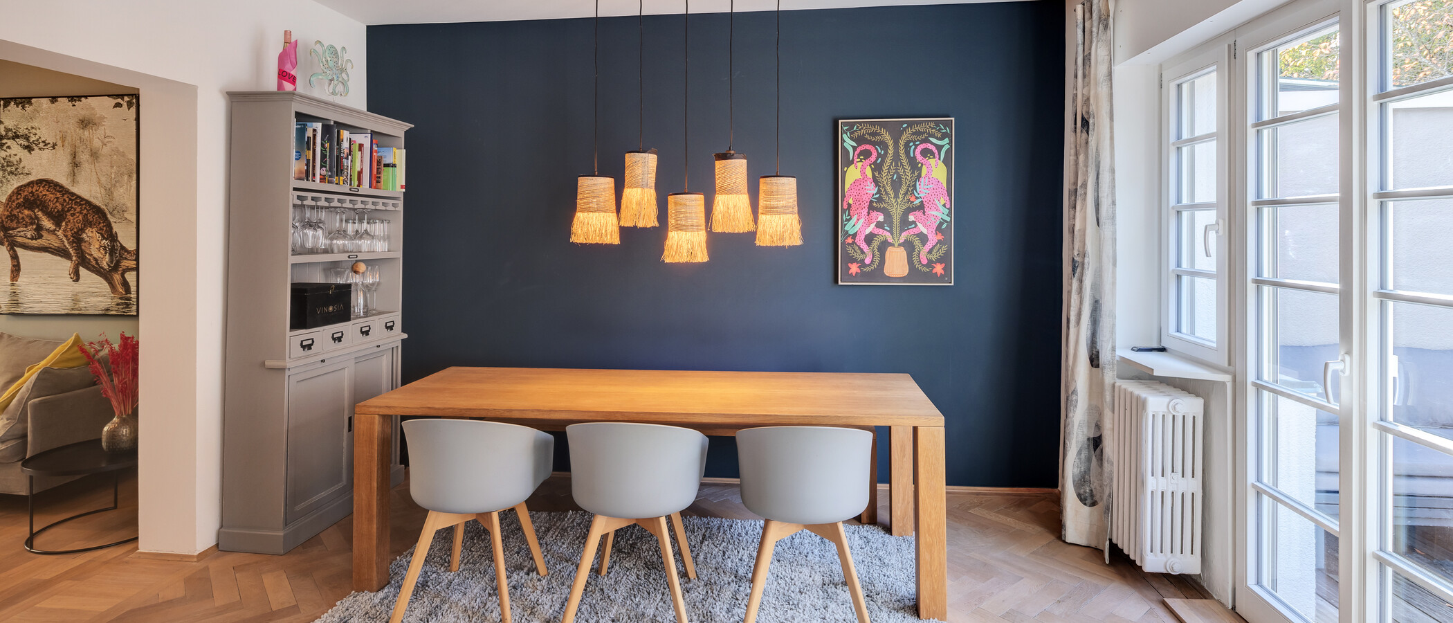 chalet adosado en esquina München Nymphenburg 03 zona comedor 15047