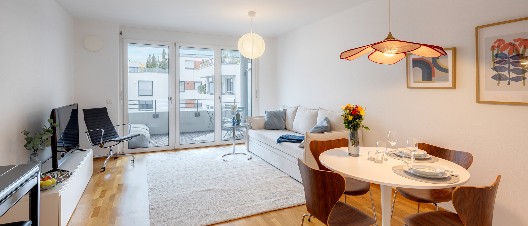 apartamento München Parkstadt Schwabing 01 zona de día  15052