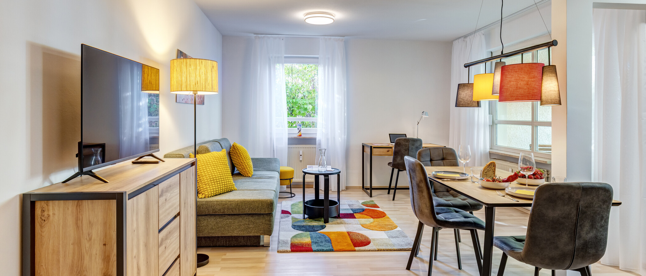 apartamento München Fürstenried 03 zona de día  15055