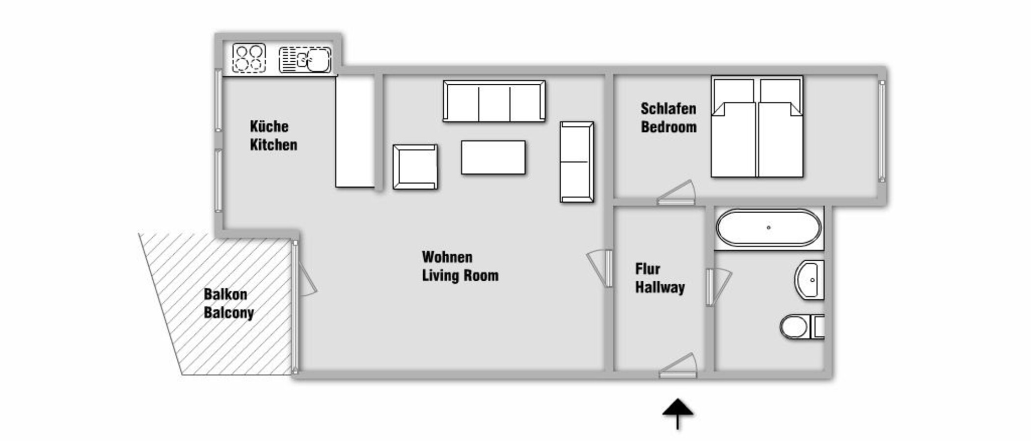 apartamento München Glockenbachviertel 01 plano 1531