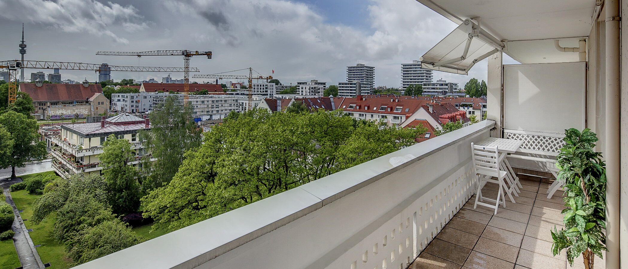 apartamento München Schwabing-Nord (zw. Belgrad- & Leopoldstraße) 01 balcón 1541