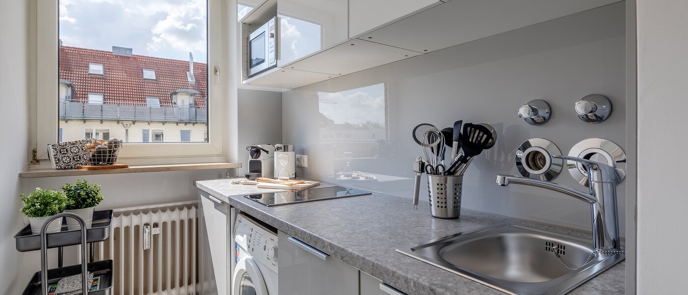 apartamento München Schwabing-Georgenschwaige 01 cocina 1561