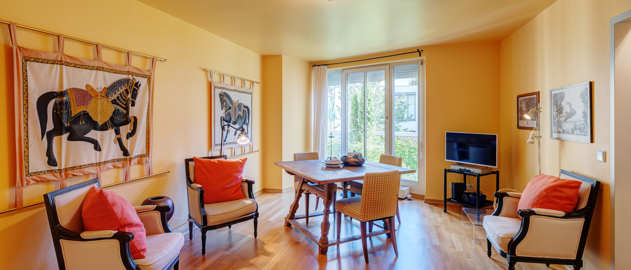 apartamento München Haidhausen 01 zona de día  1562