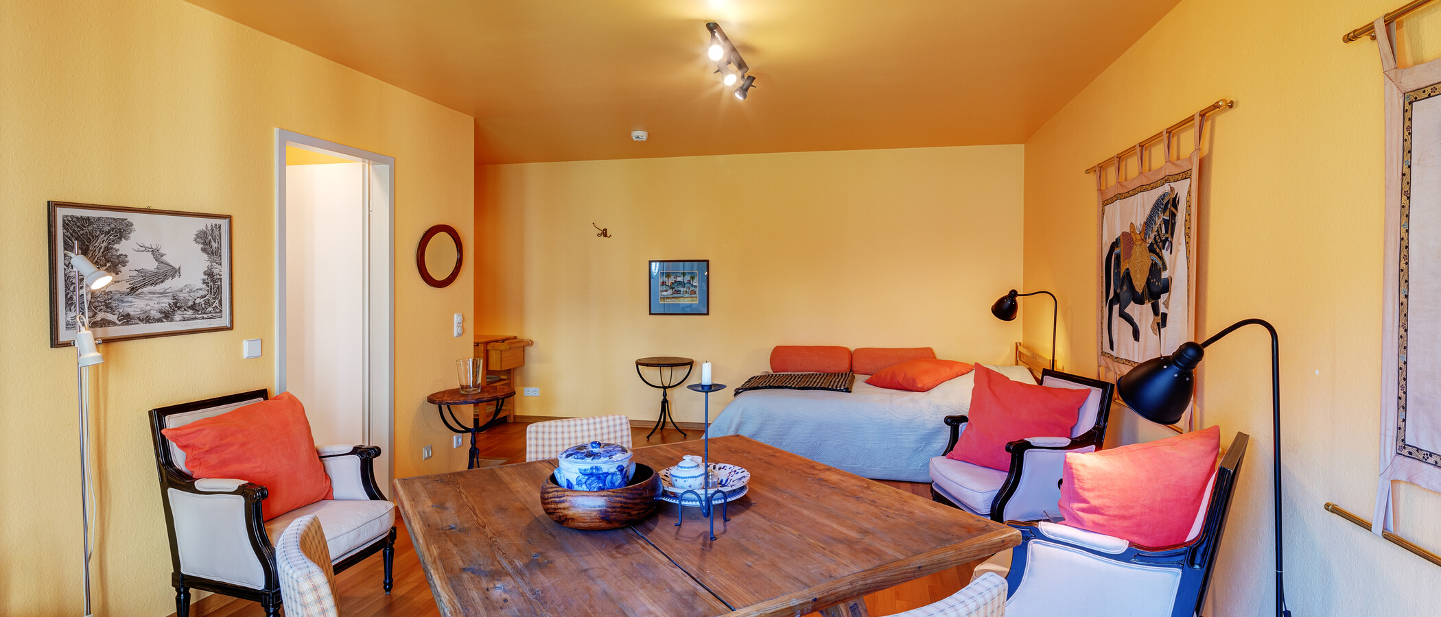 apartamento München Haidhausen 03 zona de día  1562