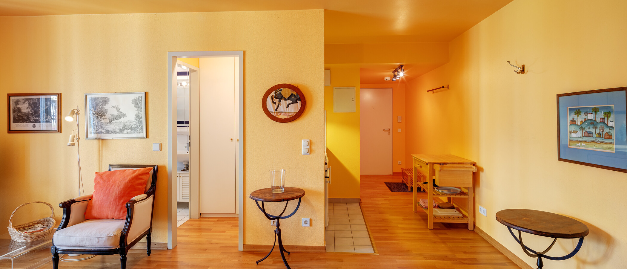 apartamento München Haidhausen 04 zona de día  1562
