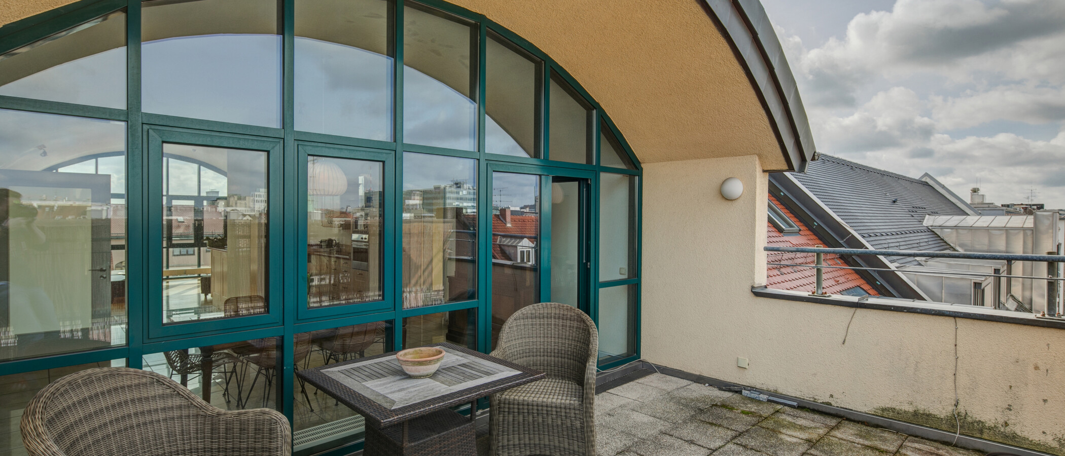 ático con terraza München Maxvorstadt - Westen 01 terraza 1607