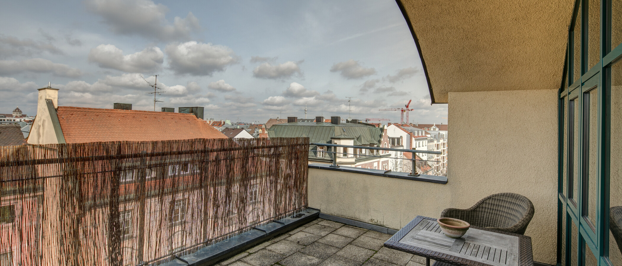ático con terraza München Maxvorstadt - Westen 02 terraza 1607