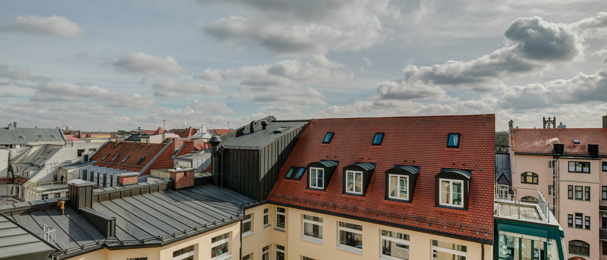 ático con terraza München Maxvorstadt - Westen 01 vista 1607