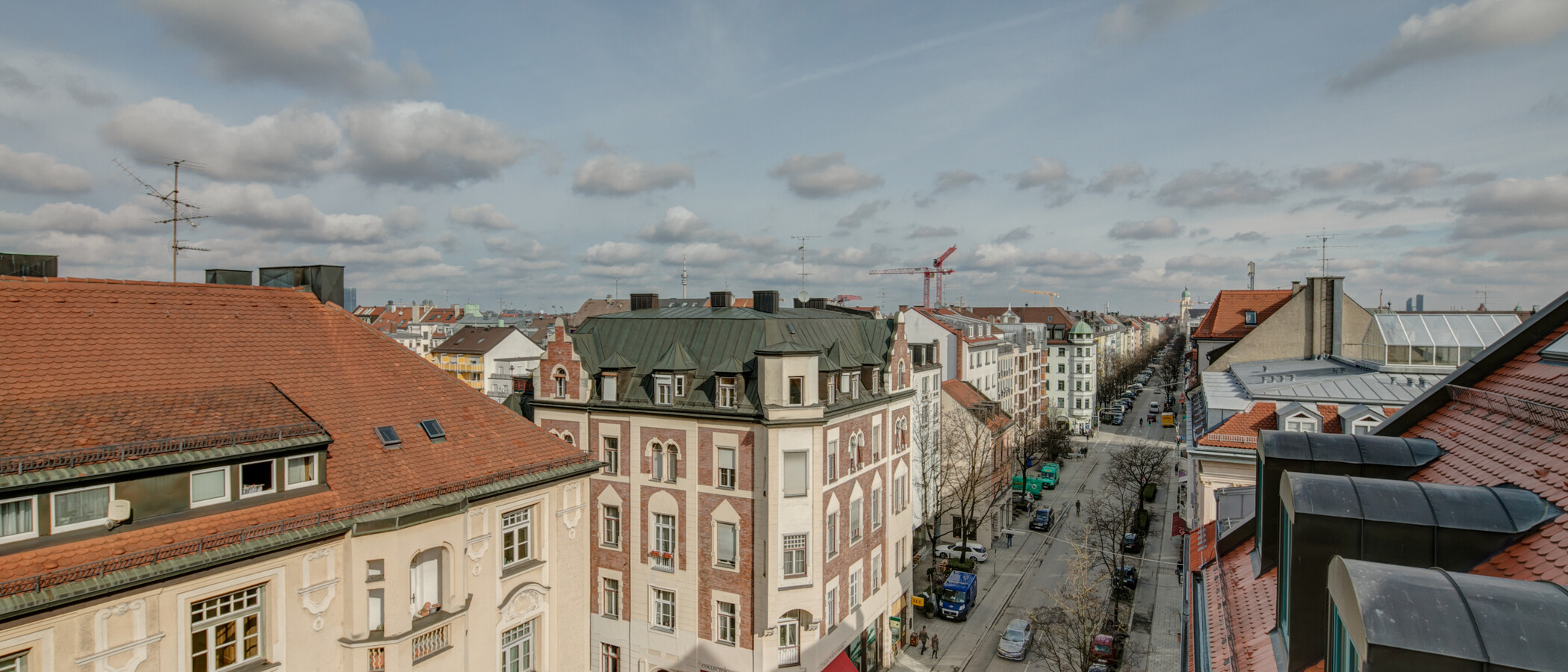 ático con terraza München Maxvorstadt - Westen 04 vista 1607