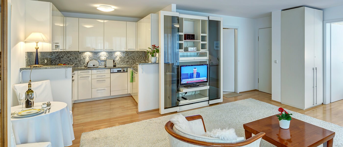 apartamento München Lehel 04 zona de día  1615