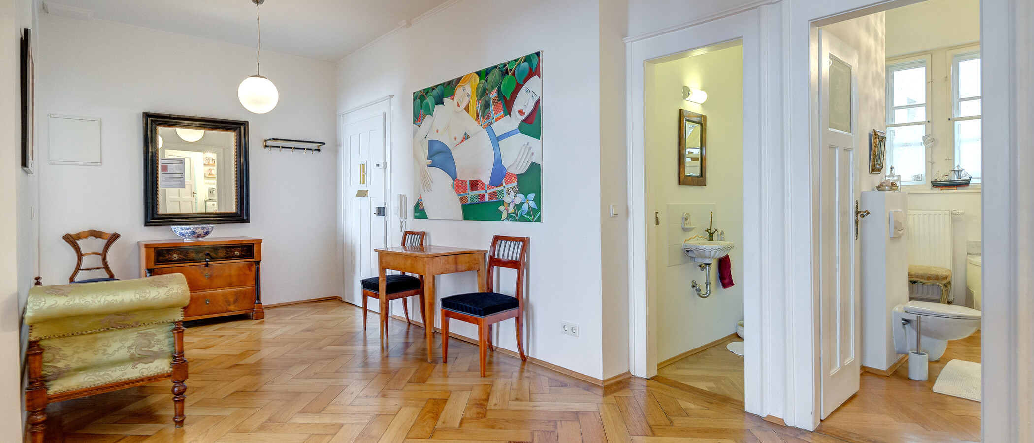 apartamento München Schwabing (links der Leopoldstraße) 02 pasillo 1624
