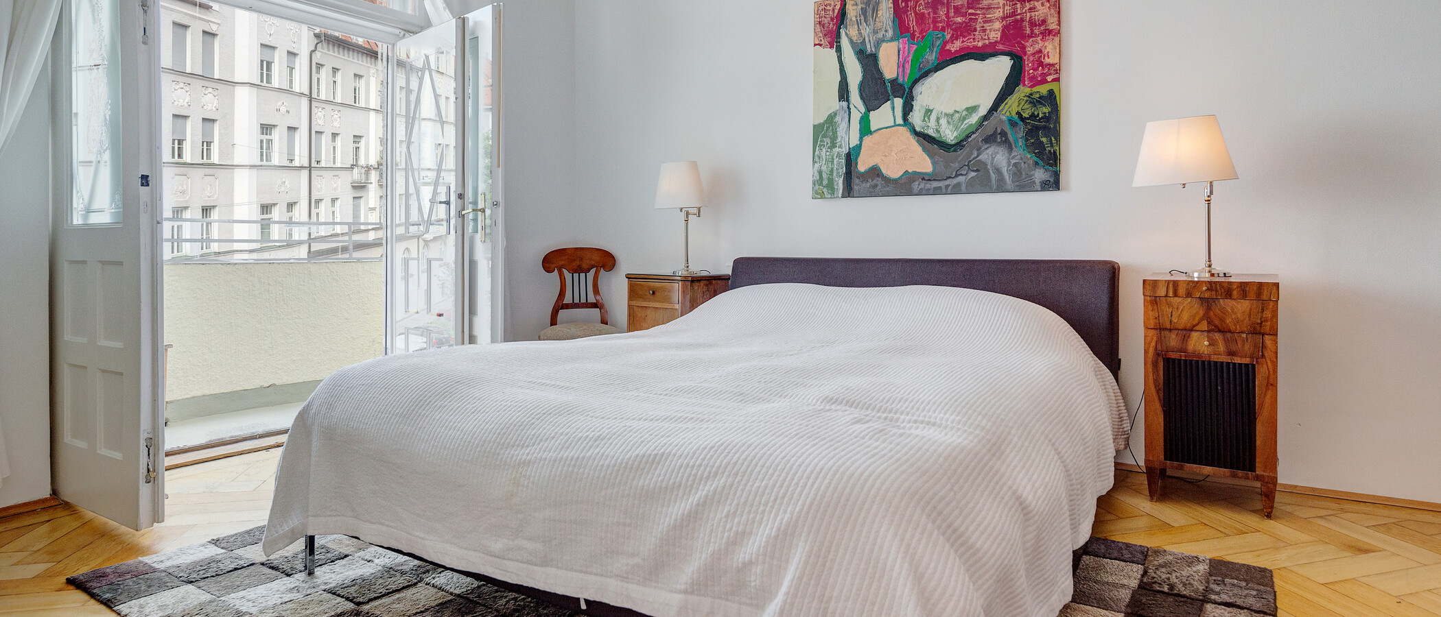 apartamento München Schwabing (links der Leopoldstraße) 02 2. dormitorio 1624