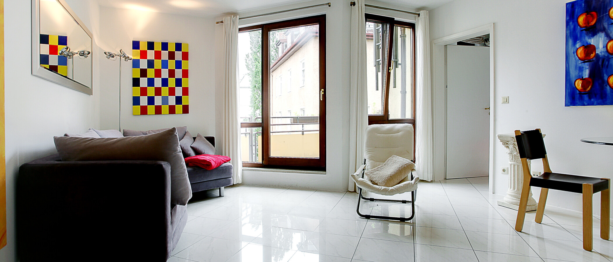 apartamento München Schwabing-West (rund um den Hohenzollernplatz) 02 sala de estar 1628