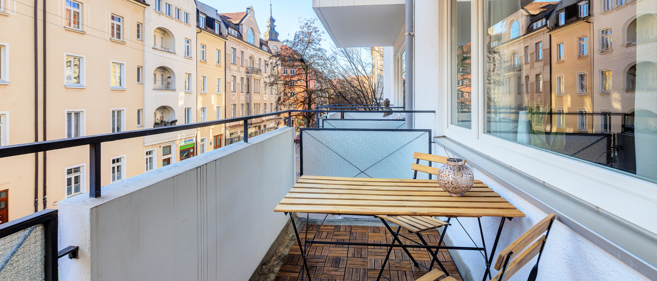 apartamento München Schwabing (links der Leopoldstraße) 01 balcón 1660
