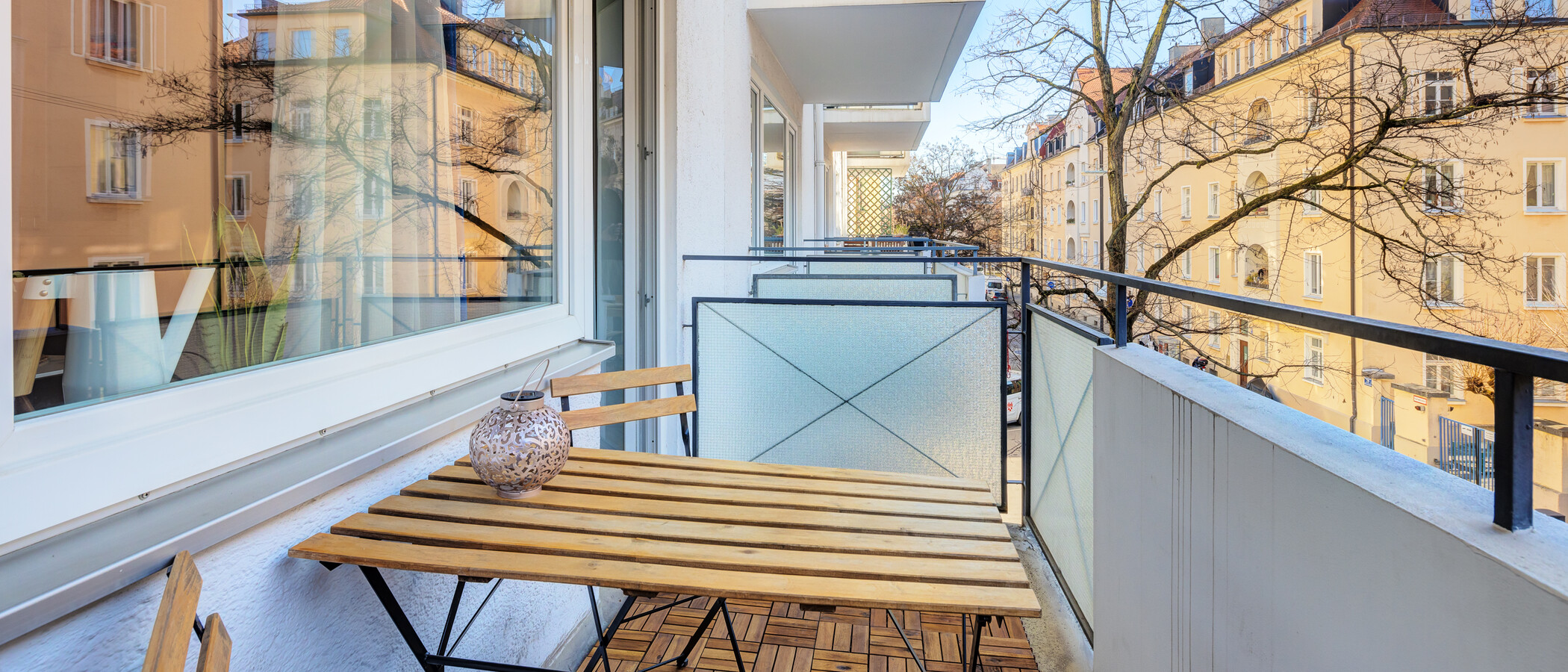 apartamento München Schwabing (links der Leopoldstraße) 02 balcón 1660