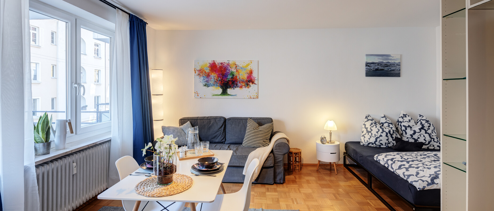 apartamento München Schwabing (links der Leopoldstraße) 03 zona de día  1660