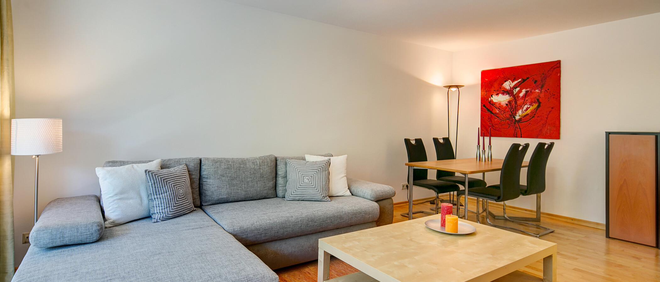 apartamento München Schwabing-Nord (zw. Belgrad- & Leopoldstraße) 01 salón 1675