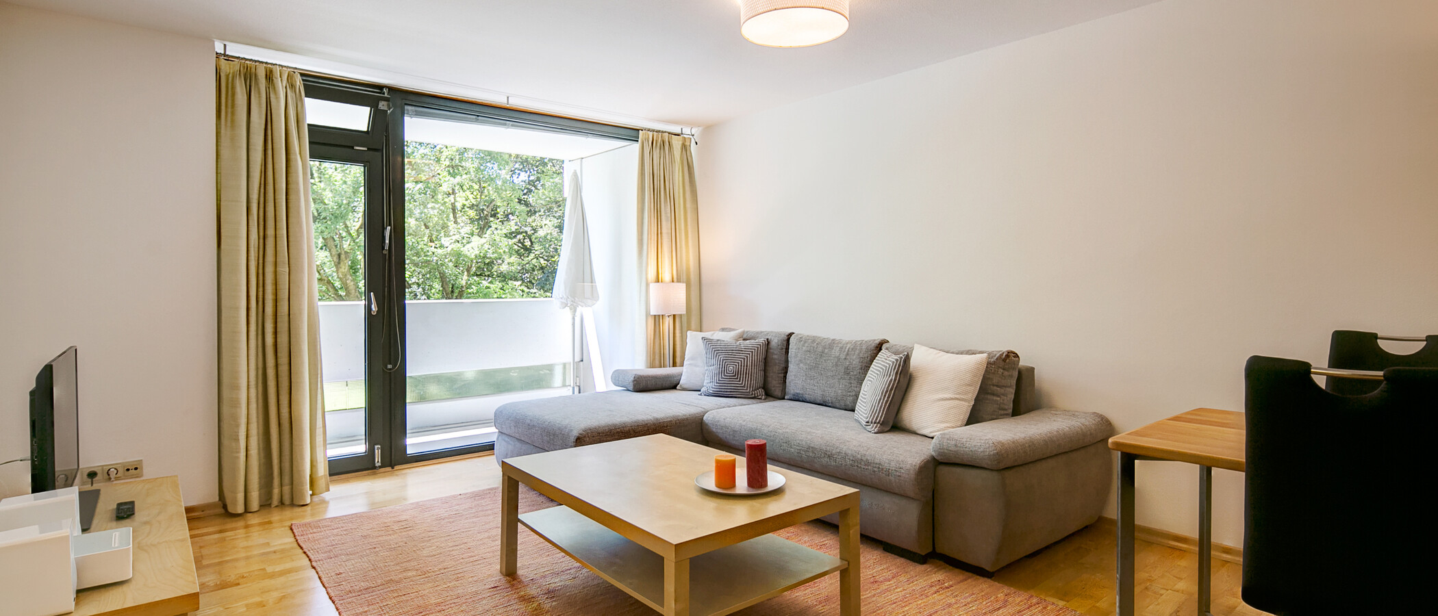 apartamento München Schwabing-Nord (zw. Belgrad- & Leopoldstraße) 02 salón 1675