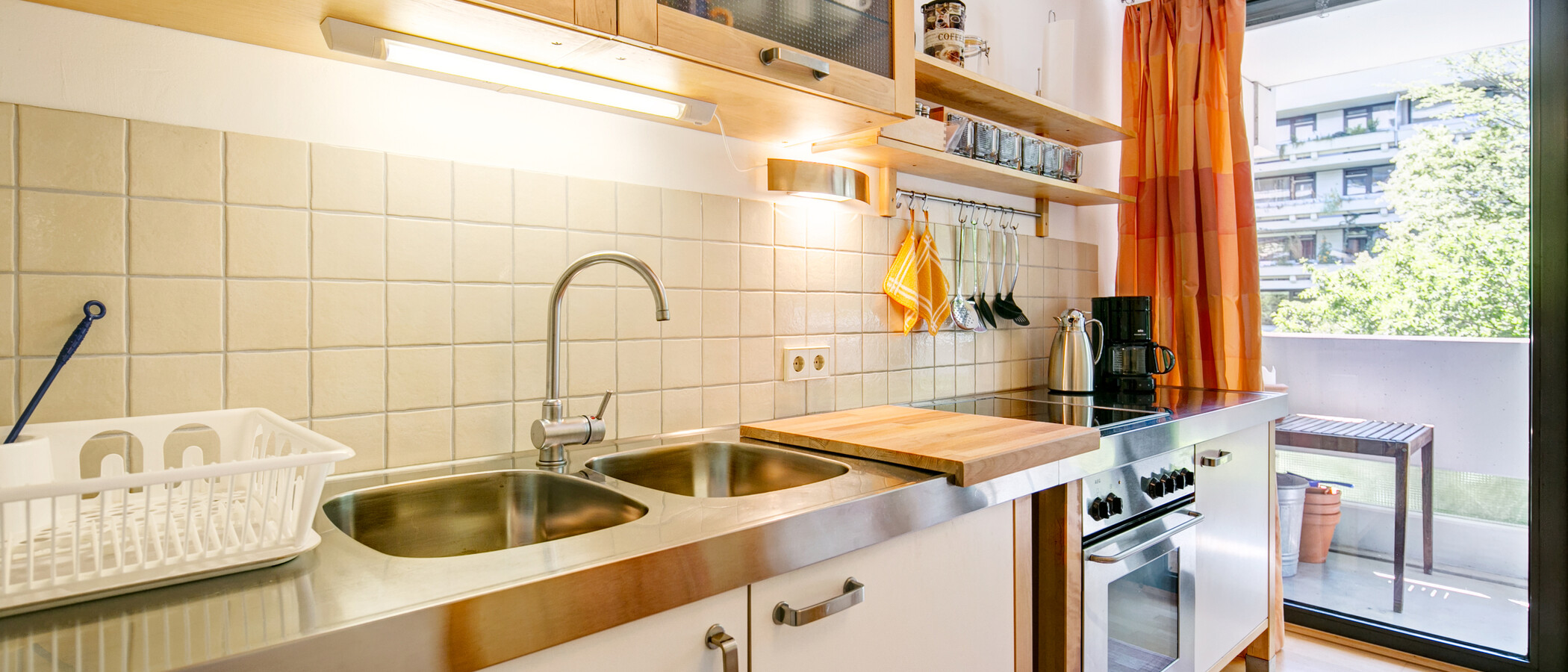 apartamento München Schwabing-Nord (zw. Belgrad- & Leopoldstraße) 01 cocina 1675
