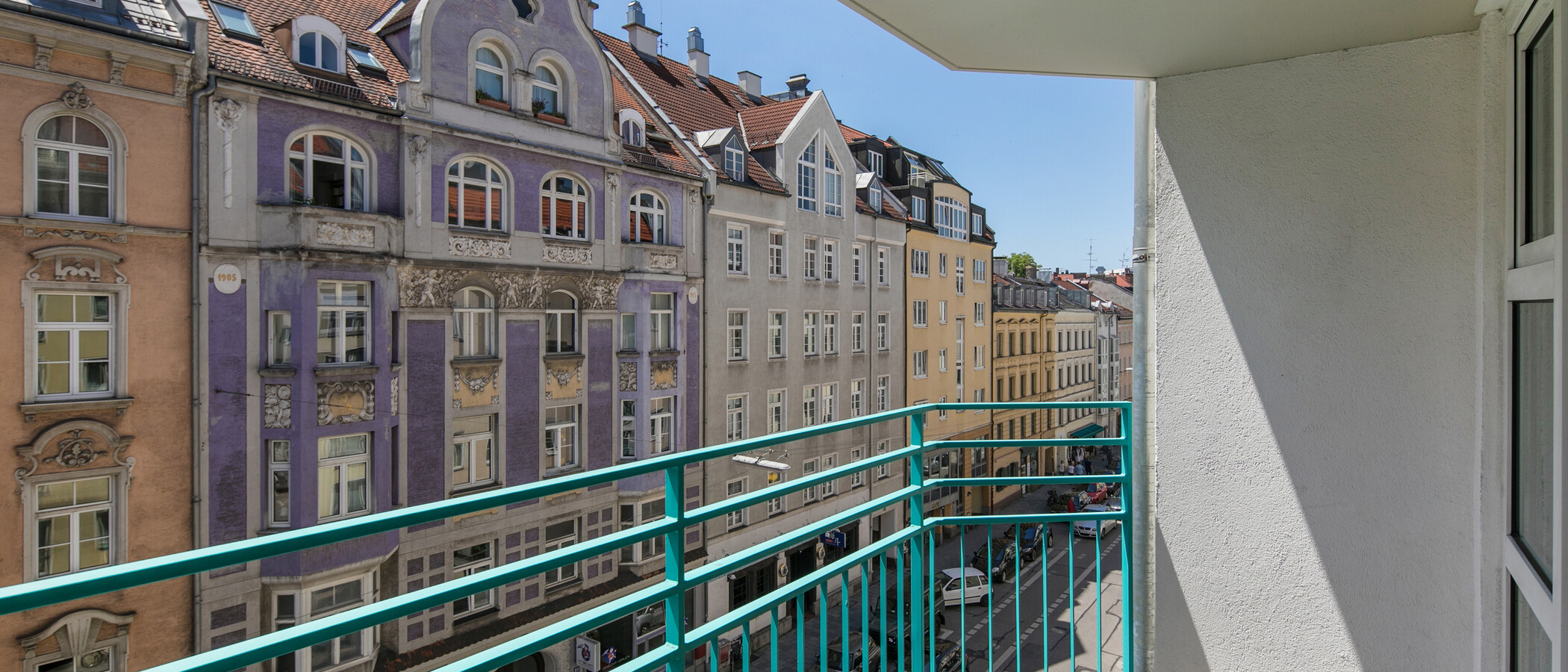 apartamento München Maxvorstadt - Westen 01 balcón 1681