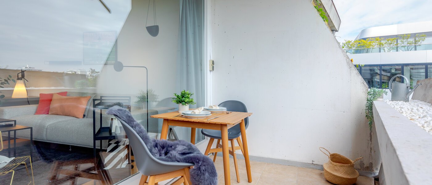 apartamento München Schwabing-Nord (zw. Leopoldstraße & Englischen Garten) 02 balcón 1739