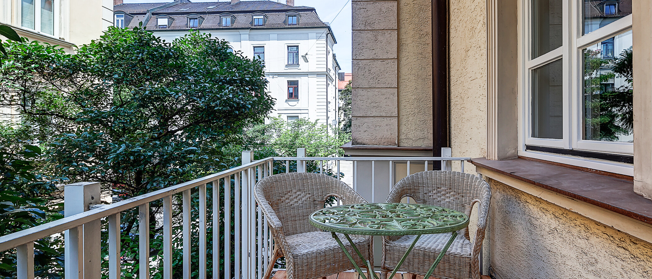 apartamento München Schwabing (links der Leopoldstraße) 01 balcón 1797