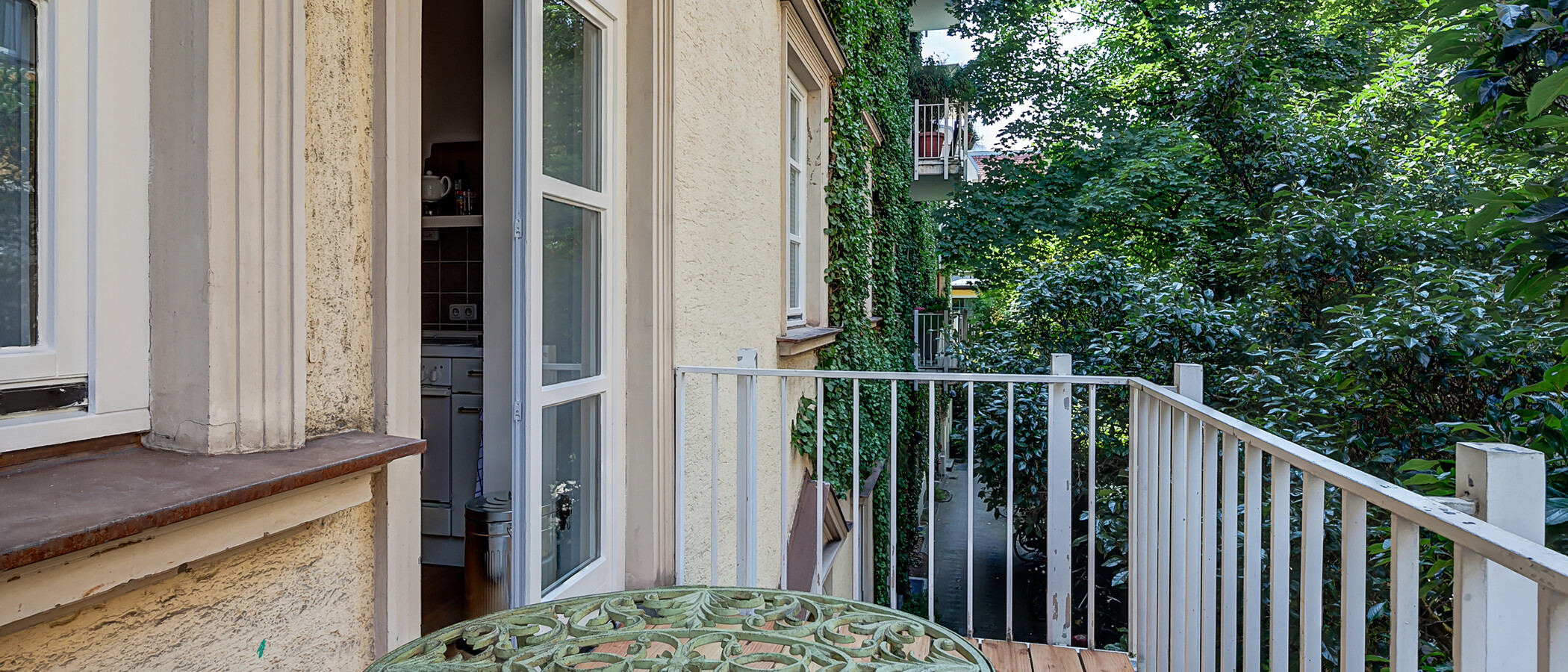 apartamento München Schwabing (links der Leopoldstraße) 03 balcón 1797