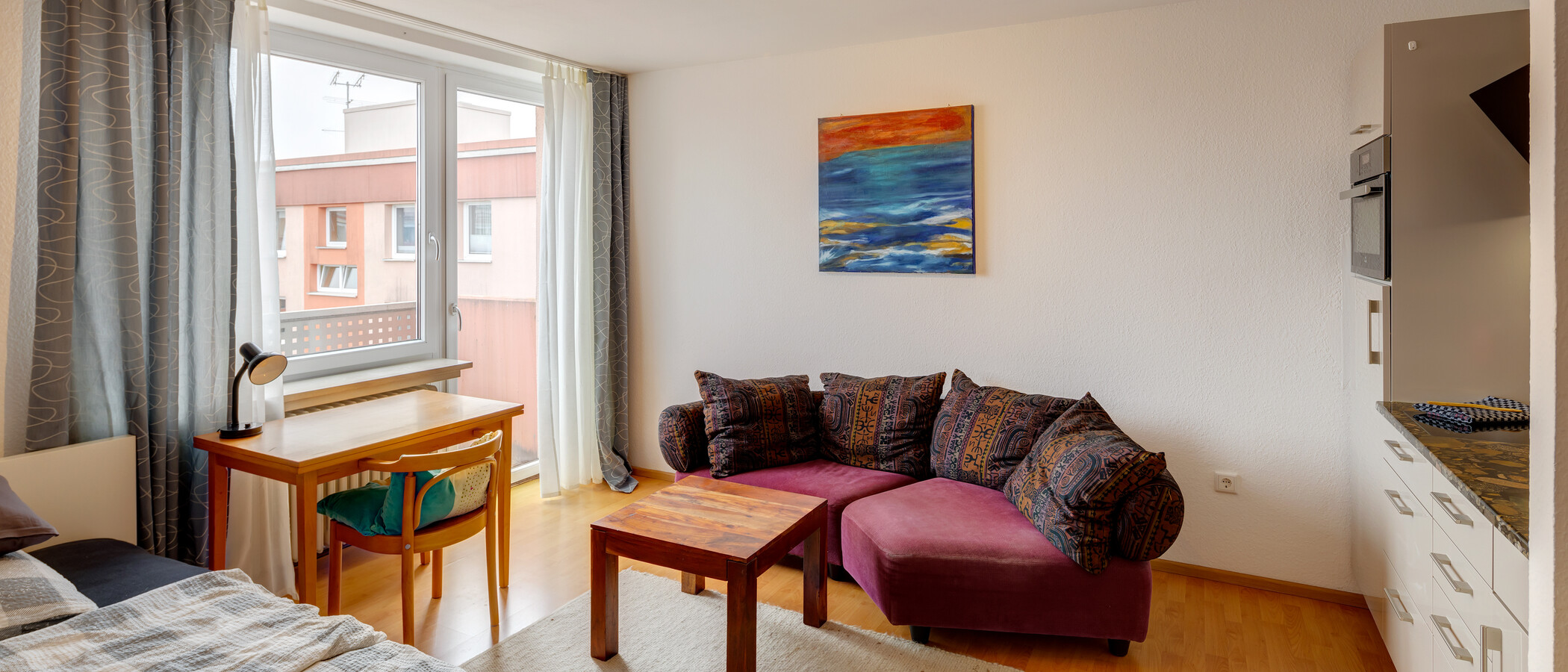 apartamento München Obersendling 01 zona de día  1866