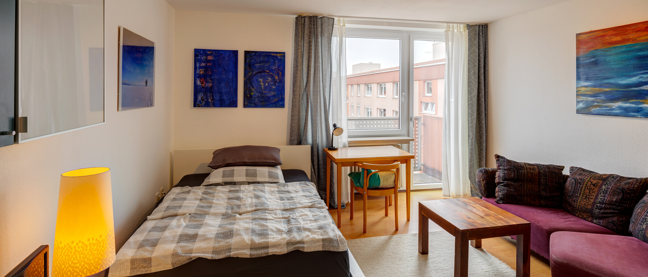 apartamento München Obersendling 02 zona de día  1866