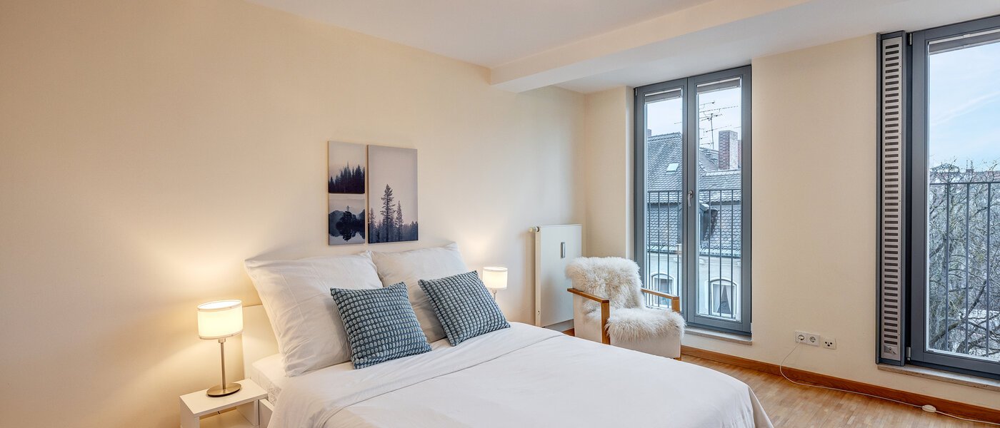 apartamento München Schwabing (links der Leopoldstraße) 01 dormitorio 1905