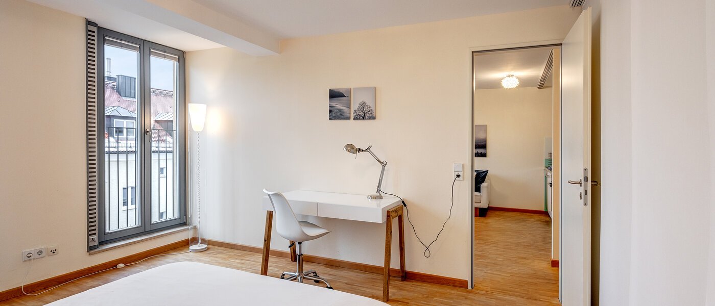 apartamento München Schwabing (links der Leopoldstraße) 04 dormitorio 1905