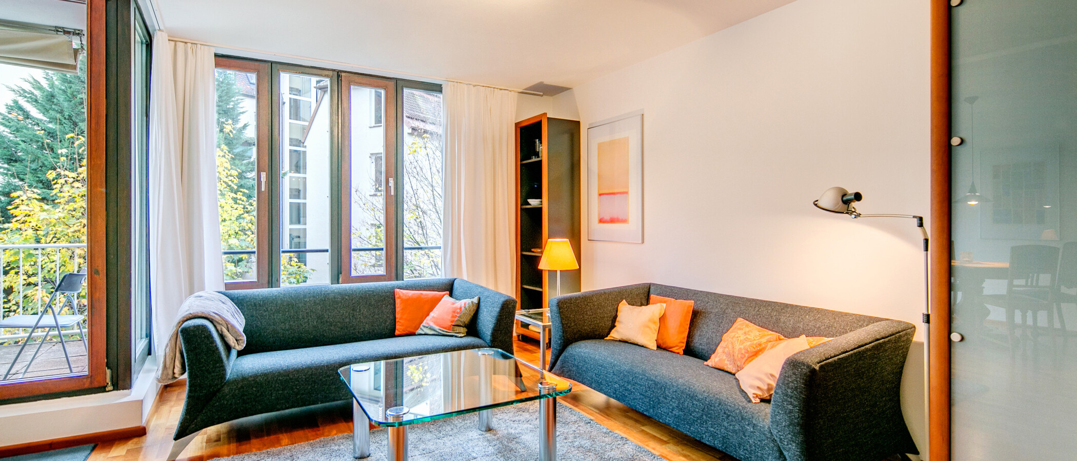 apartamento München Schwabing (rechts der Leopoldstraße) 04 salón 1976