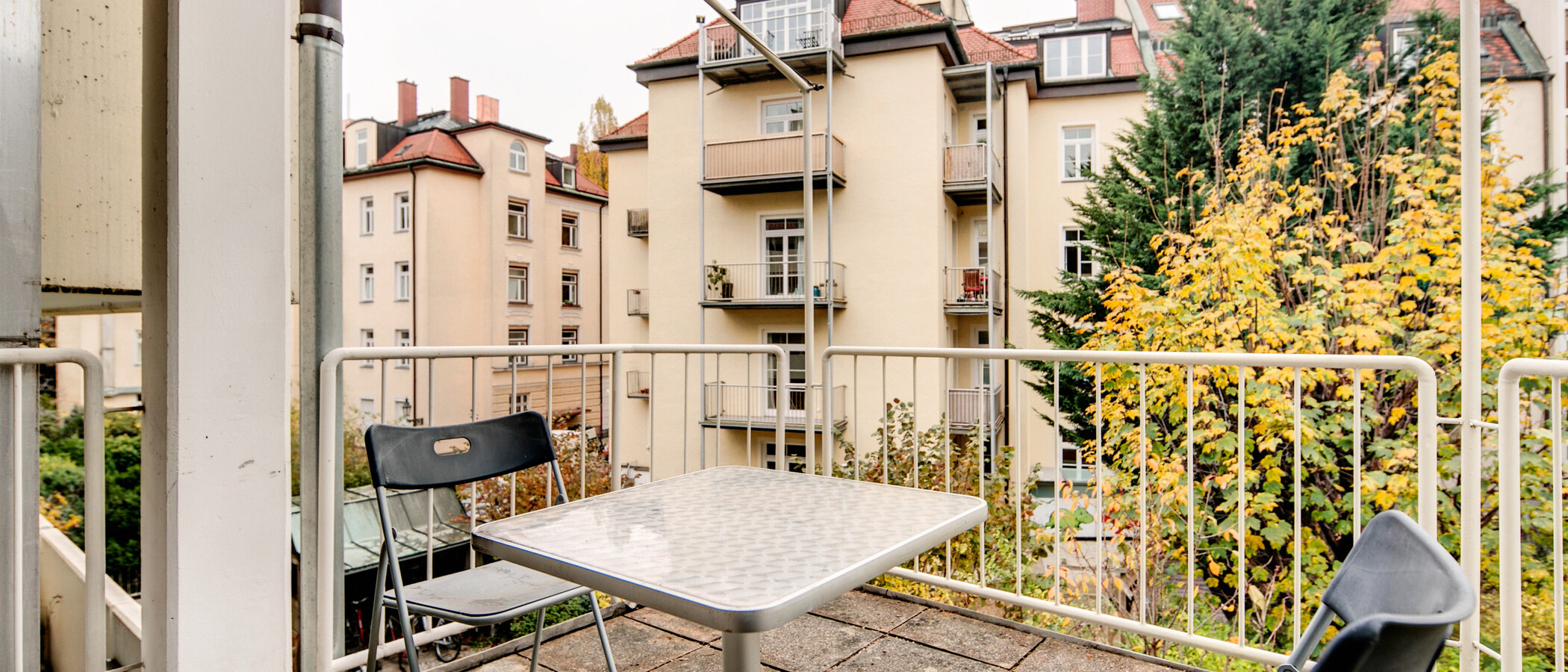 apartamento München Schwabing (rechts der Leopoldstraße) 01 balcón 1976